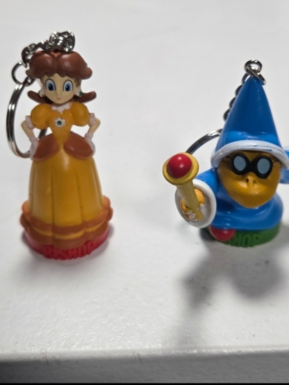 Nintendo 2009 Daisy & Kamek Figure 2.5" Keychains
